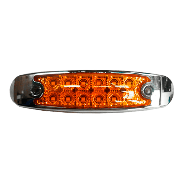 Faro lateral cromado 12 led